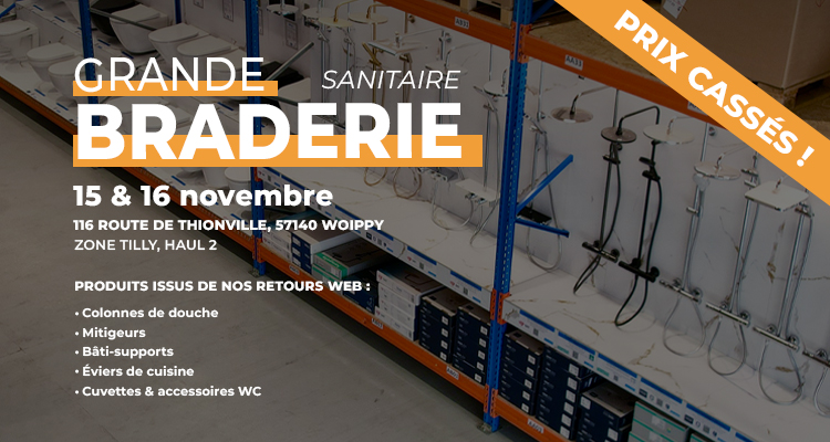 Grande braderie sanitaire